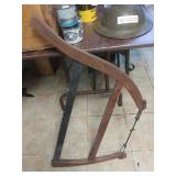 Vintage Wooden 1-Person Crosscut Saw