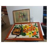 Felting Artwork & Floral Print