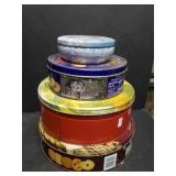 Collectible Storage Cookie Tins