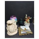 Cabldes, Warm Plater, Bird Figurine, Decor