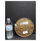 Cast Railroad Train Engine Plaque