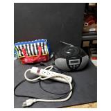 Radio, Power Strip, Bag