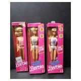 Barbies in boxes, (2) Fashion Play, (1) Fun to