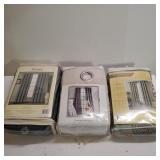 (3) Mismatched Curtains - 95", 108" & 84"