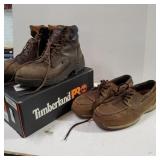 Mens Shoes - Leather Rockport Boat Shoes - Size