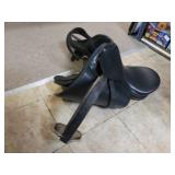 Black Leather Saddle