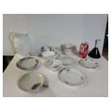 Tea Cups, Saucers, Pitcher, Creamer & more