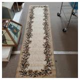 Vineyard Beige Runner Rug
