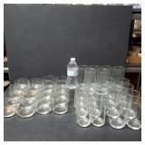 Clear Glass Drinking Set