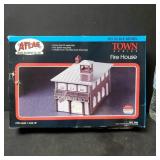 HO Scale Model Town Series Firehouse Atlas Model