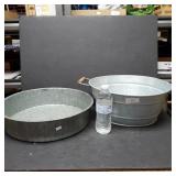 Galvanized Pot & Pan