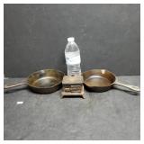 STAR Salesman Sample Cast Iron Stove & (2)