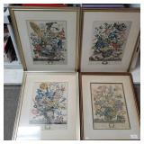 Artwork: Month Floral Prints: August, March, May