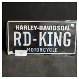Harley-Davidson ROAD-King Novelty License Plate