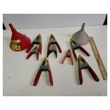 Funnels, Clamps