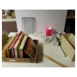 Ice Packs, Cook Books, Wire Rack, Salt & Pepper