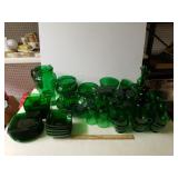 Green Glassware Set L@@K