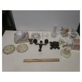 Unicorn Figurines, Candleholders, Vase, Desktop