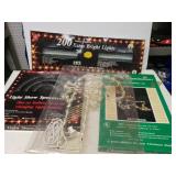 White Christmas Lights & Candy Cane