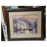 Artwork: Home for the Holidays by Thomas Kinkade