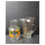 Wheat Pattern w/ Gold Trim Pitcher & Orange Juice