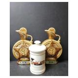 Jim Beam Centennial Decanter & White Steam Car