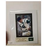 Signed COA: Football Joe Namath Jets