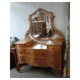 Antique Dresser w/ Small Drawers on Top