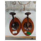 Wall hanging candle holders