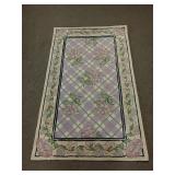 Hydrangea Patterned Area Rug - 37"×60"