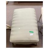 Sage Green-on-green Rolling Ottoman