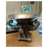 Decorative Elephant Bowl - Some Damage
