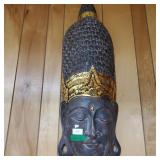 Wooden Decorative Face Carving