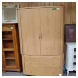 Wooden Wardrobe - Light Wood - Very Heavy