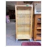 Lighted Display Cabinet w/Glass Doors & Shelves
