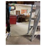 Unframed Wall Hanging Mirror w/brackets