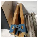 (2) Folding Wooden Saw Horses