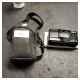 Olympus Film Camera & Samsonite Camera Bag