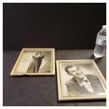 Vintage Black & White Signed Photos of Performers