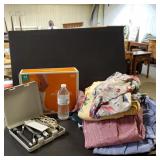 go-go Boots (Medium), Curling Iron & Shirts -