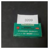 Remington .22 cal short rifle bullets ammo