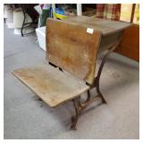 Antique School Desk