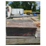 Vintage Wooden Writing Desk W/contents