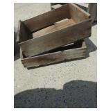 (2) Wooden Crates