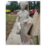 31" Greek / Roman Lady Statue Concrete