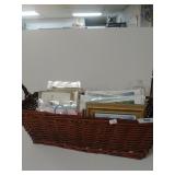 Basket Of Note Cards, Small Watercolor Portraits