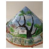 Decorative Painted Hat