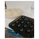 Dip Container & Cake Ball Filled Pan