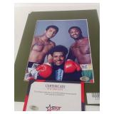 Frazier/Ali & Don King Sign W/Authenticity