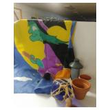 Halloween Outdoor Flag, Pots